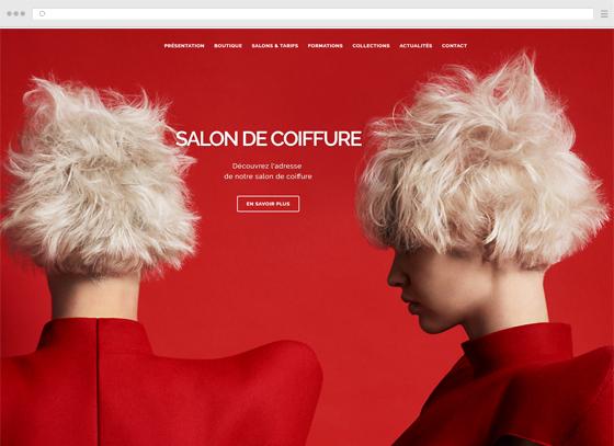 Créer un site pour un salon de coiffure